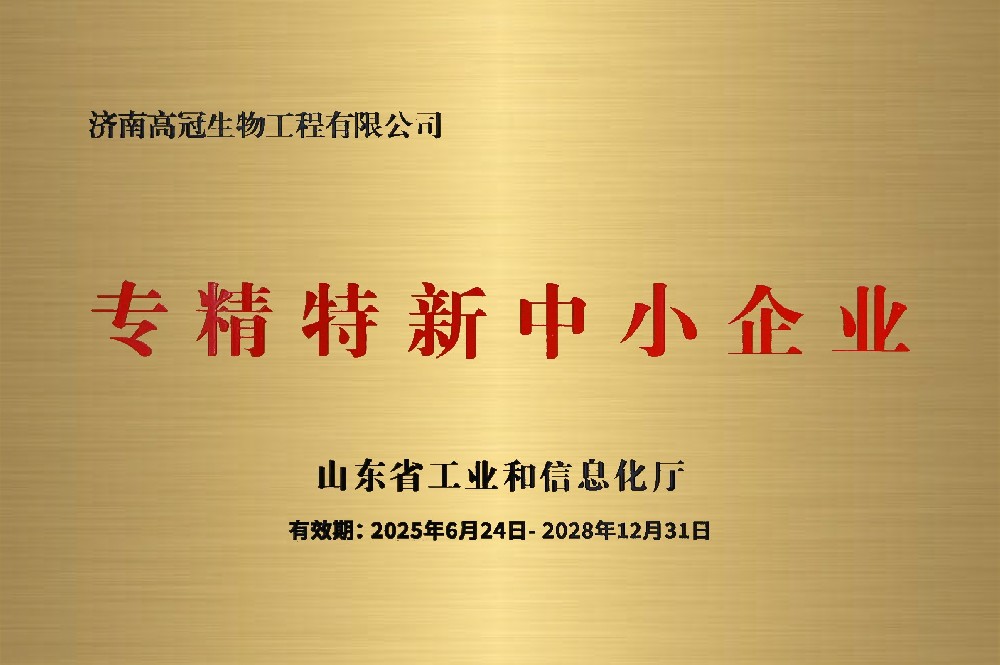 赫冠集团—济南高冠荣膺省级＂专精特新＂企业称号